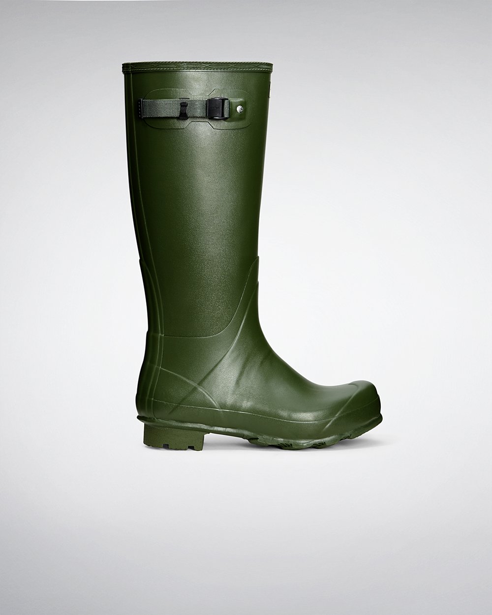 Mens Hunter Tall Rain Boots Green - Norris Field - 9018572-WL